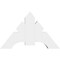 Ekena Millwork Vanguard Architectural Grade PVC Gable Bracket, 36"W x 22 1/2"H x 6"D x 6"F, 15/12 Pitch GBP036X23X0606VAN00 - alternate 3